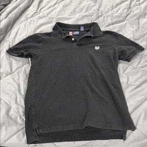 Chaps Men's Polo Shirt in Classic Black